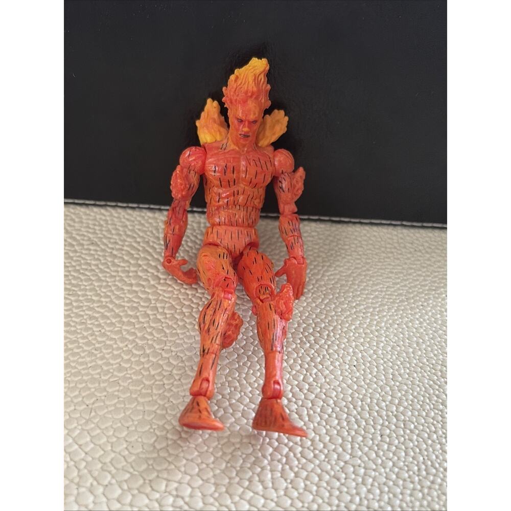 2005 Human Torch 4.25" Toy Biz Action Figure Marvel Fantastic 4 Four